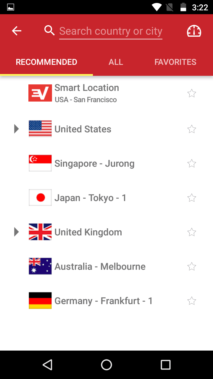 ExpressVPN Smart Location for Android is wonderful.