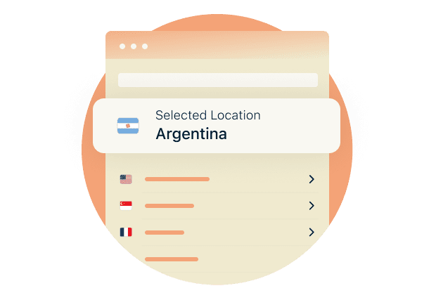 Keep your digital life connected Some websites may block IP addresses from outside of Argentina. With ExpressVPN, you can maintain private access t...