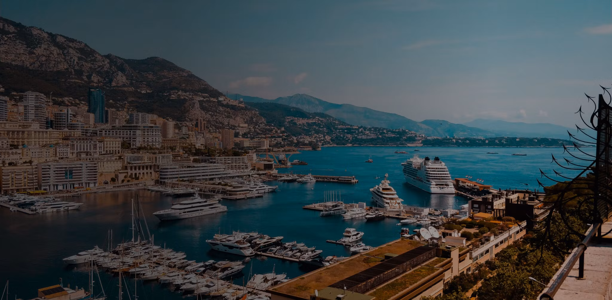 Monaco harbor.