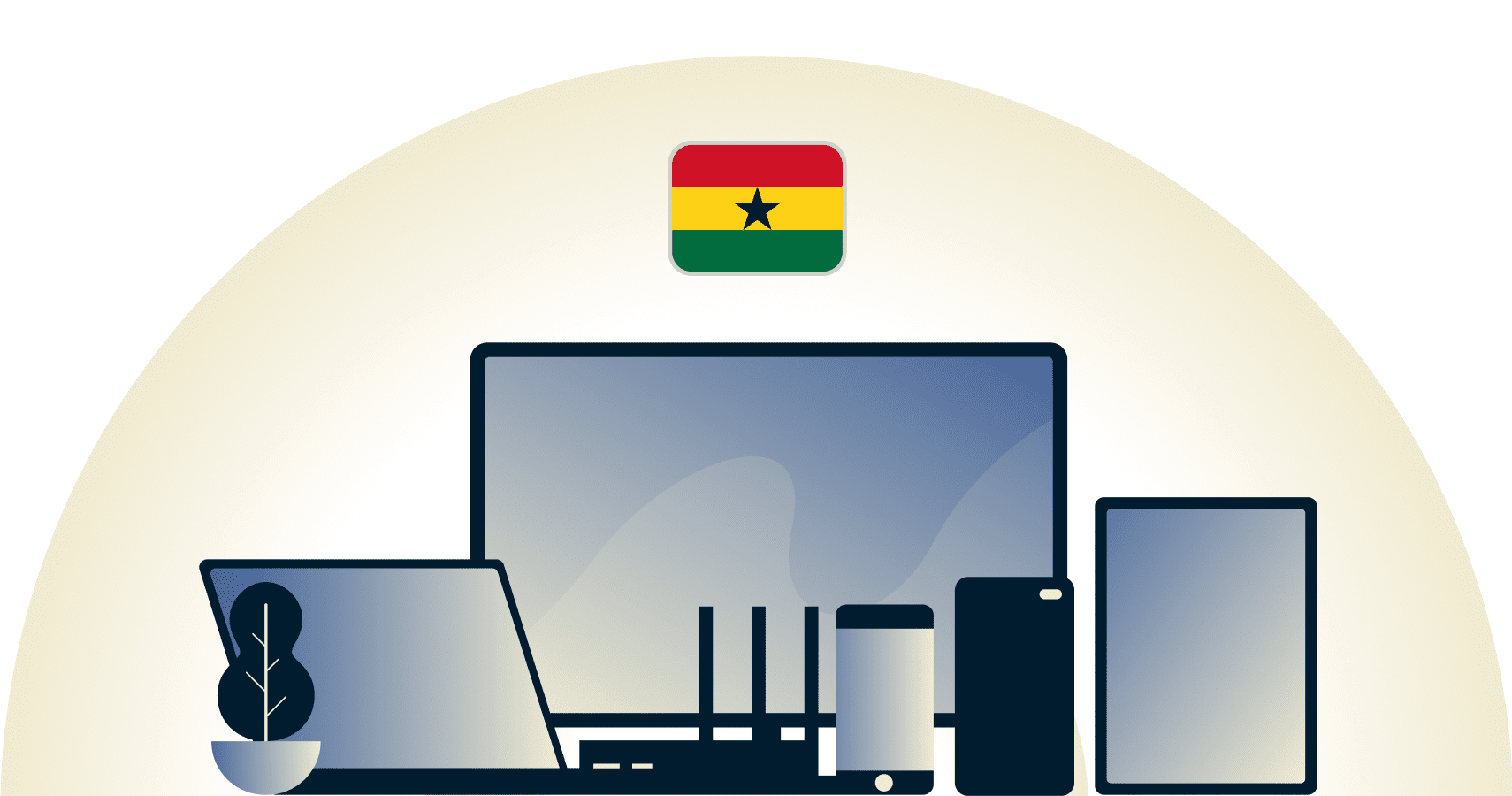 Ghana VPN for all devices