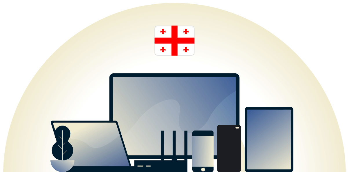 Georgia VPN protecting a variety of devices.